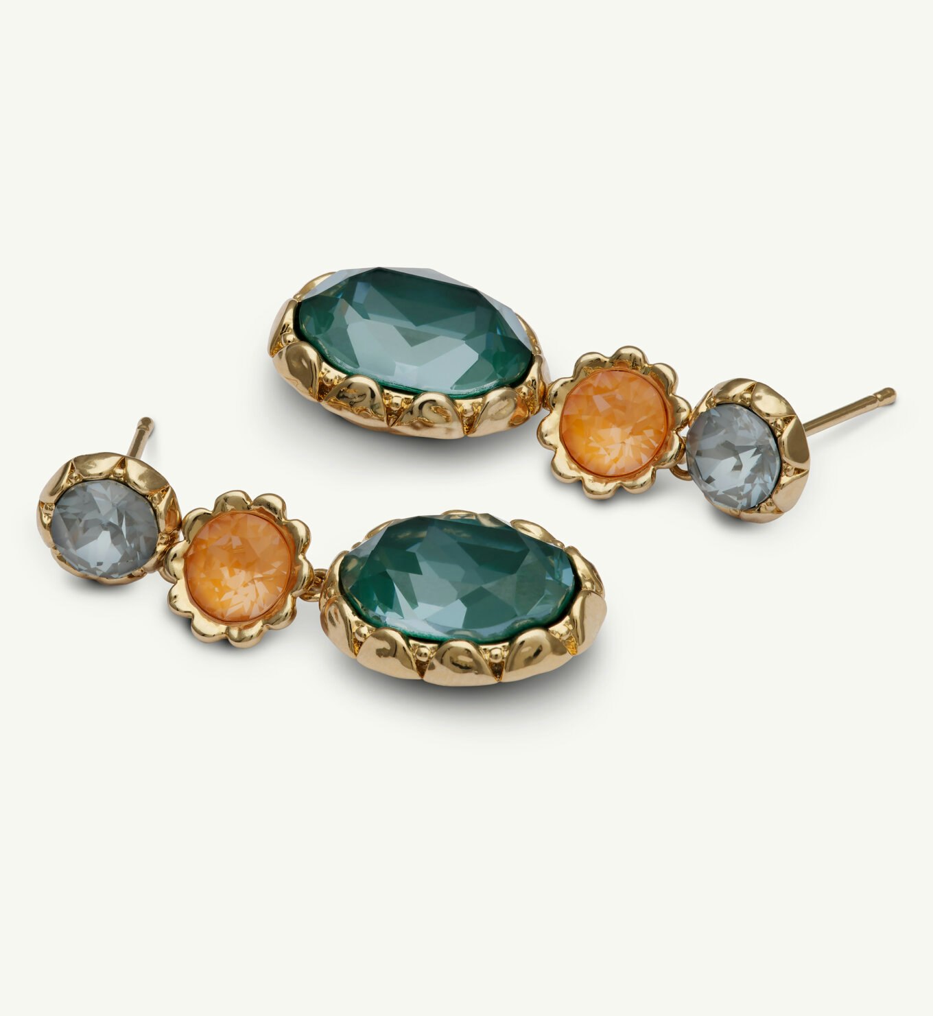 Lily and Rose - AUDREY EARRINGS – TROPICAL GREEN