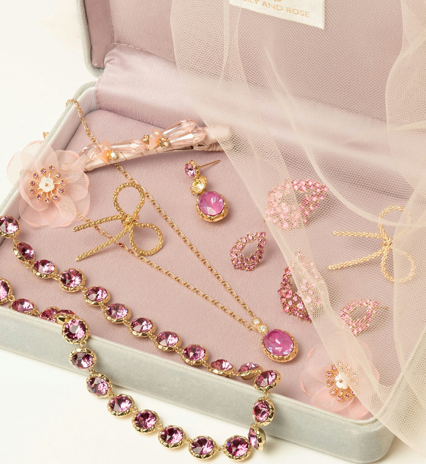 Lily and Rose -  PETITE ALICE EARRINGS – ORCHID