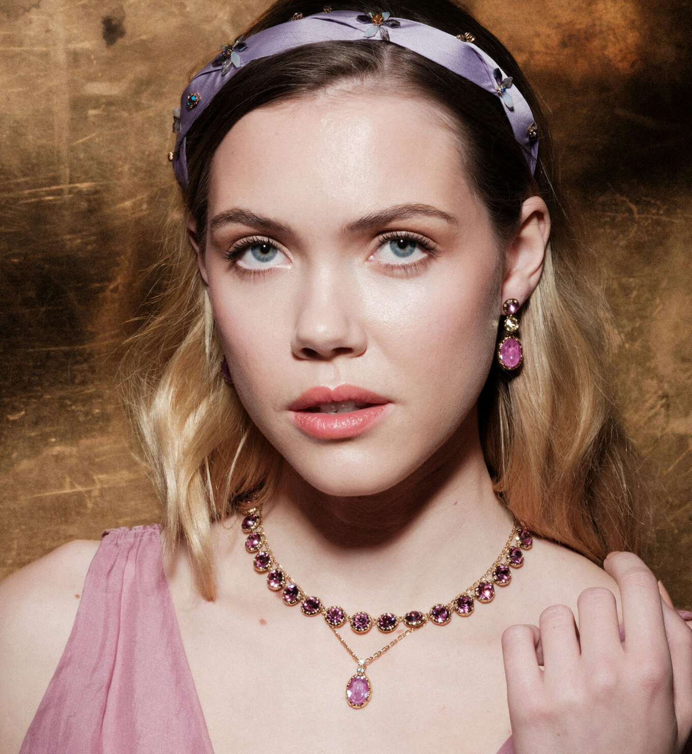 Lily and Rose -  AUDREY NECKLACE – ORCHID