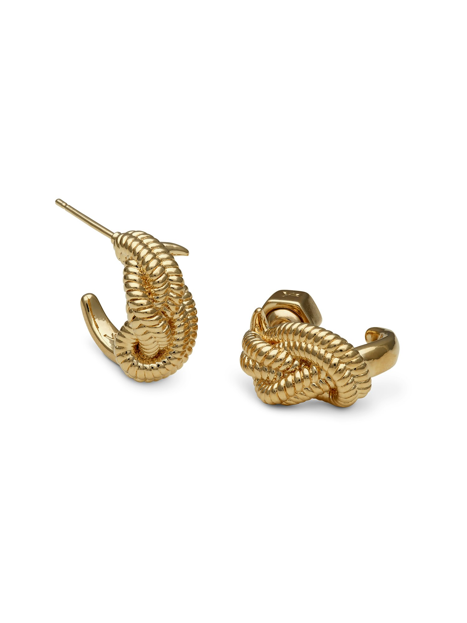 Ylva Li - PETITE YVES KNOT EARRINGS – Gold