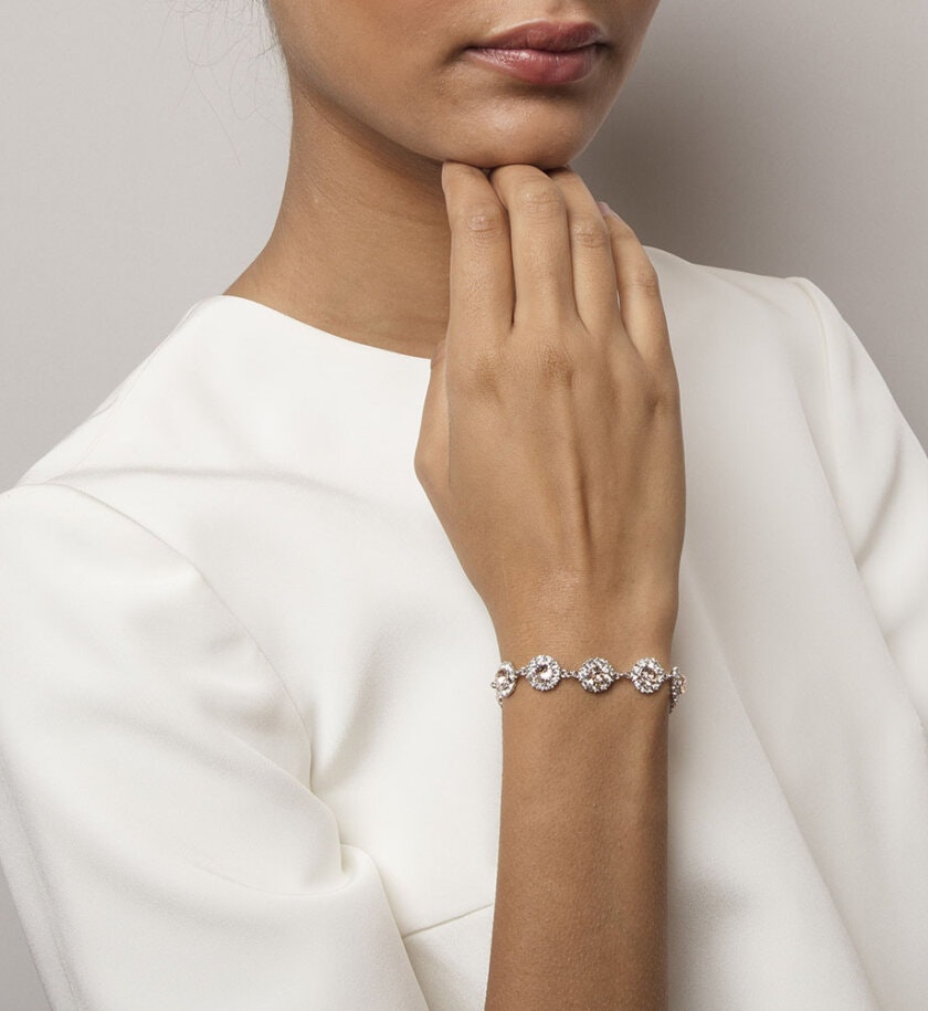 Lily and rose - Sofia bracelet - Silk
