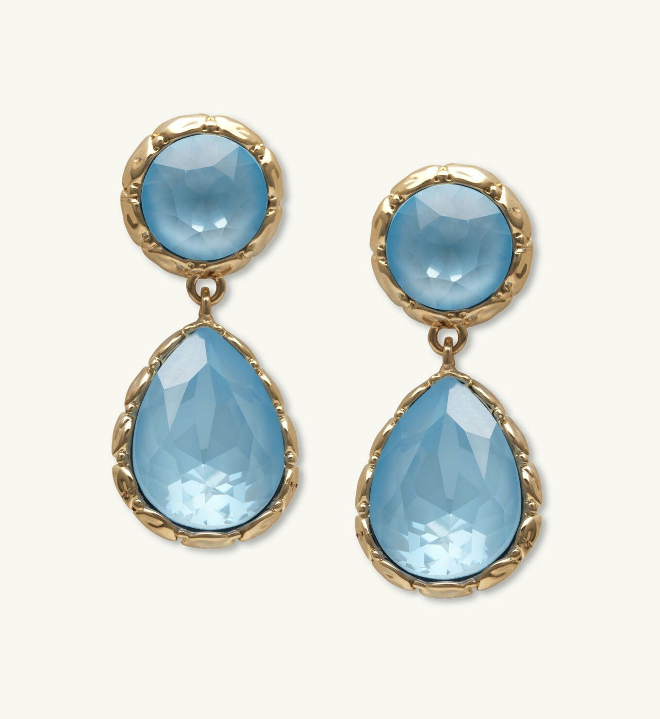 Lily and Rose - Victoria raindrop earrings - Sky blue