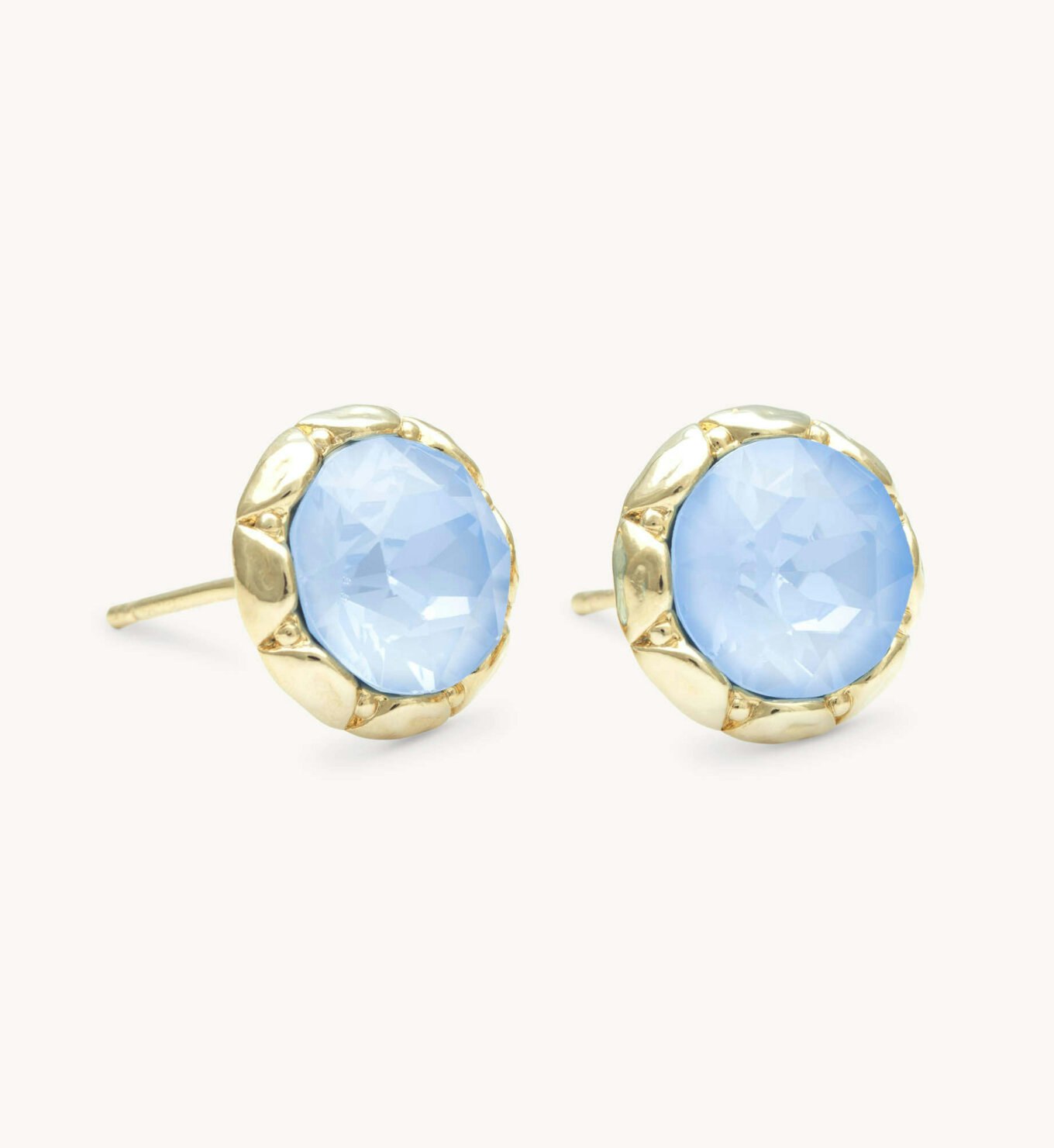 Lily and rose - Miss Victoria stud earrings - Sky blue