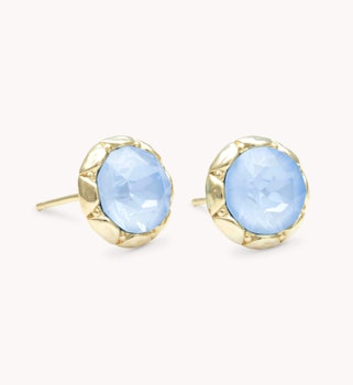 Lily and rose - Miss Victoria stud earrings - Sky blue