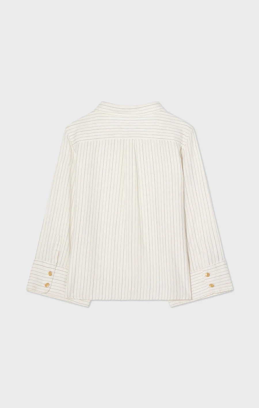Busnel - ROMY STRIPED SHIRT - ECRU/BLACK