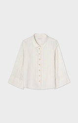 Busnel - ROMY STRIPED SHIRT - ECRU/BLACK