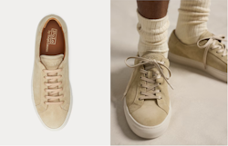 Polo ralph Lauren - Jermain Suede Trainer - Beige