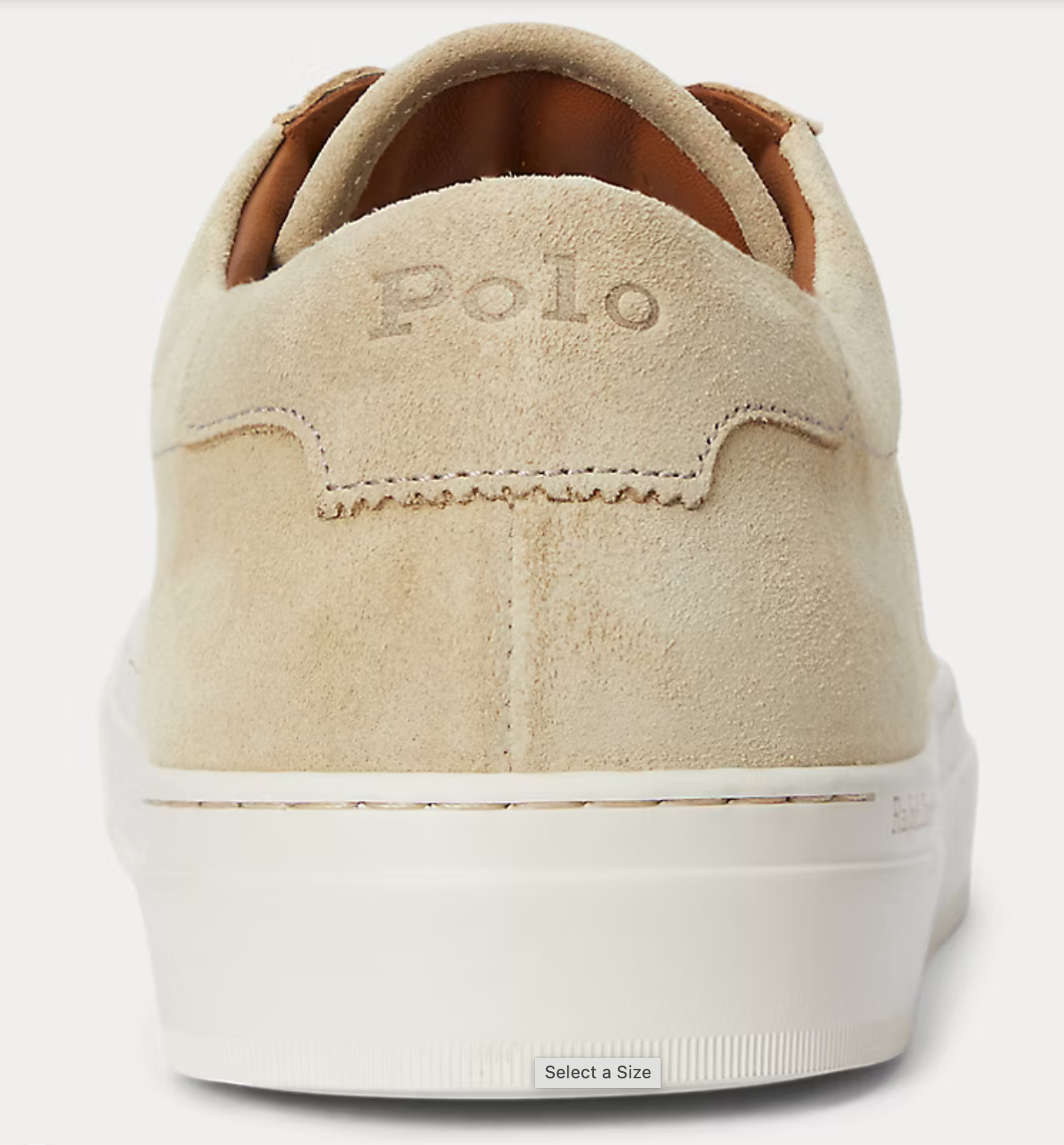 Polo ralph Lauren - Jermain Suede Trainer - Beige