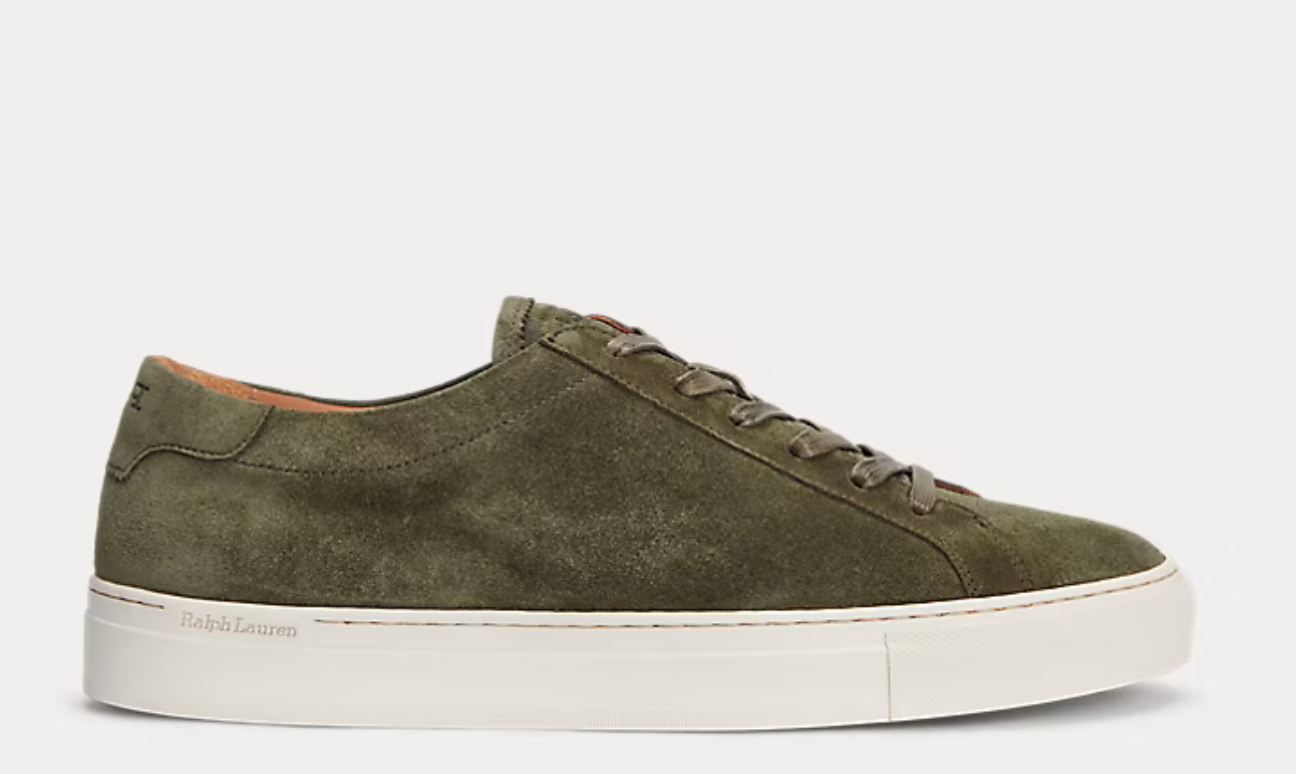 Polo Ralph Lauren - Jermain Suede Trainer - Green