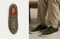 Polo Ralph Lauren - Jermain Suede Trainer - Green