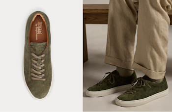 Polo Ralph Lauren - Jermain Suede Trainer - Green