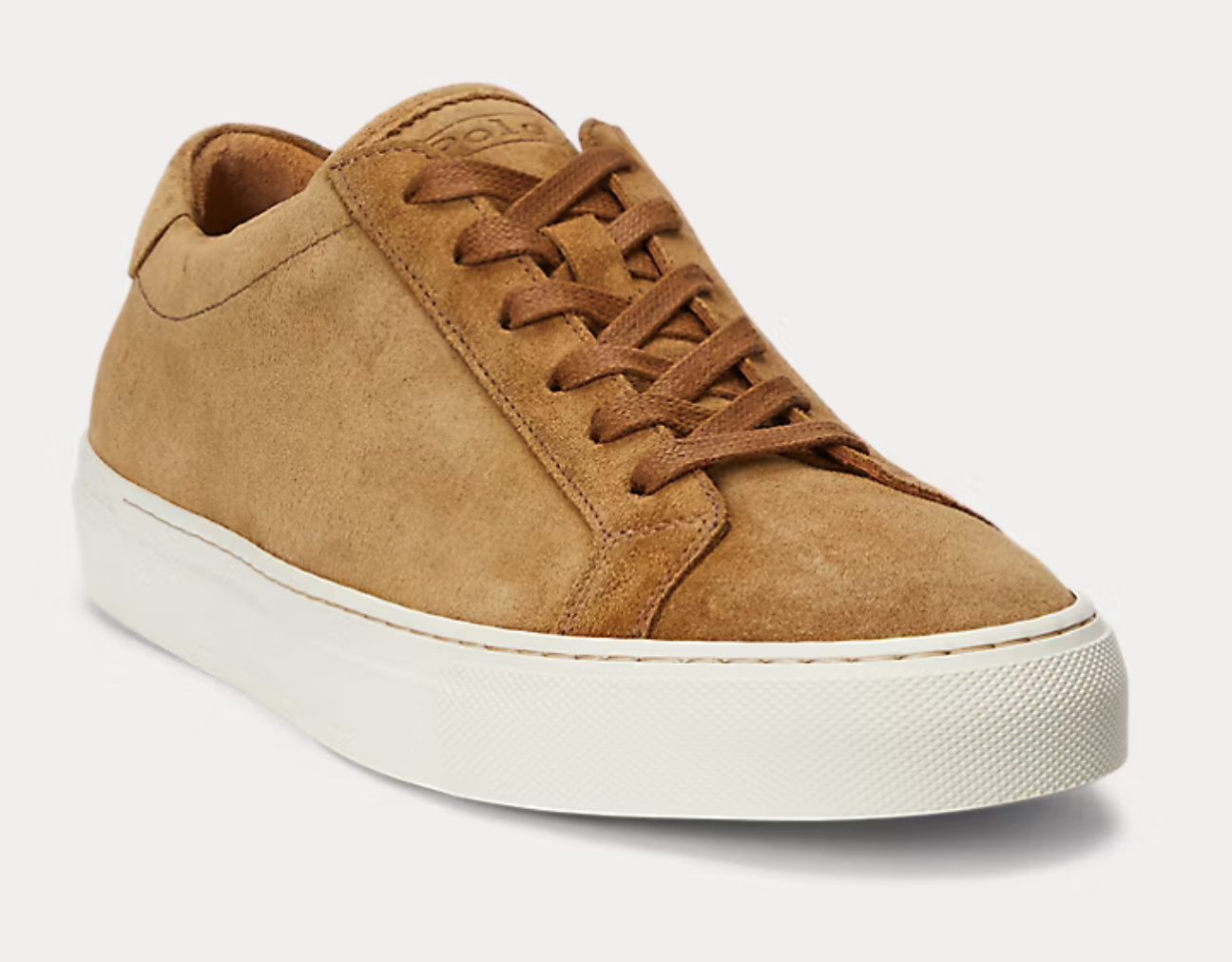 Polo ralph Lauren - Jermain Suede Trainer - Amber