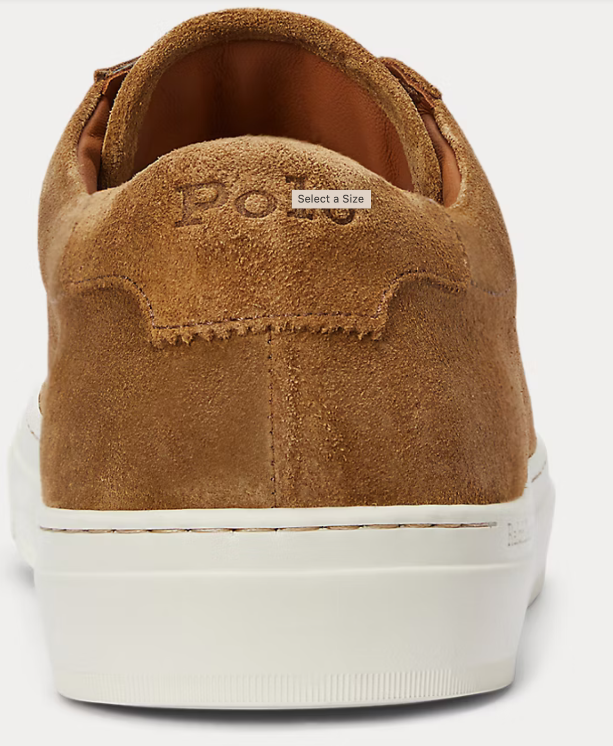 Polo ralph Lauren - Jermain Suede Trainer - Amber