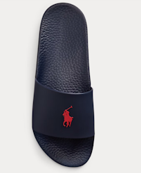 Polo Ralph Lauren - Signature Pony Slide - Navy/red