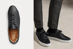 Polo Ralph Lauren - Jermain Leather Trainer - Black