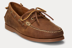 Polo Ralph Lauren - Merton Leather Boat Shoe - Brown