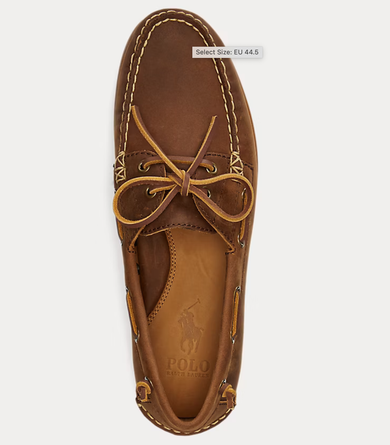 Polo Ralph Lauren - Merton Leather Boat Shoe - Brown