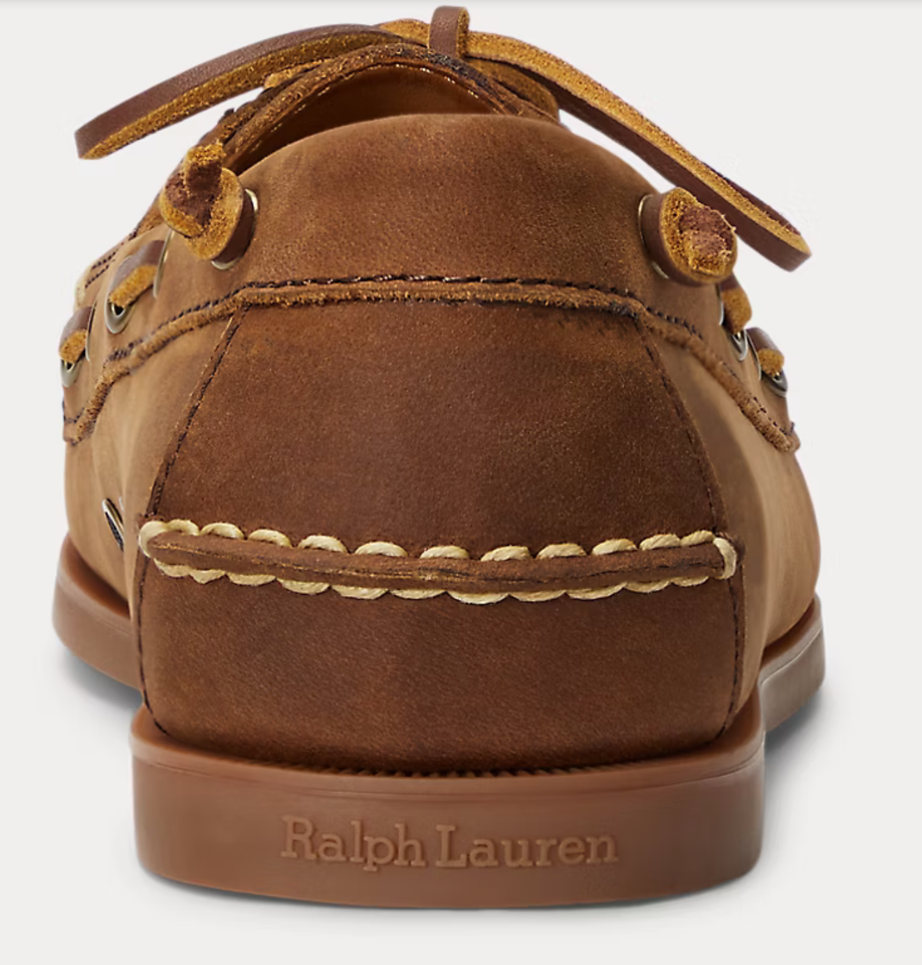 Polo Ralph Lauren - Merton Leather Boat Shoe - Brown