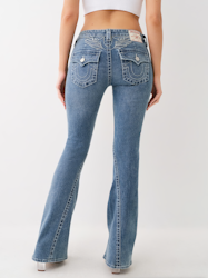 True Religion - BIG T HORSESHOE WING FLARE JEAN - Boho