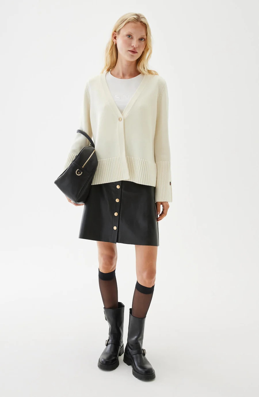 Busnel - REVA CARDIGAN - ECRU