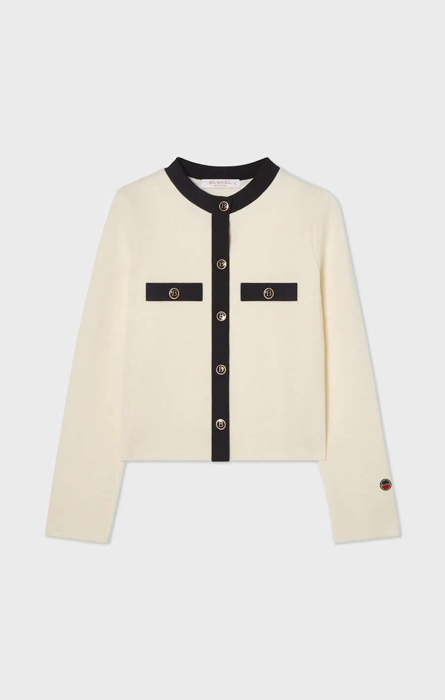 Busnel - MISSIE JACKET - ECRU/BLACK