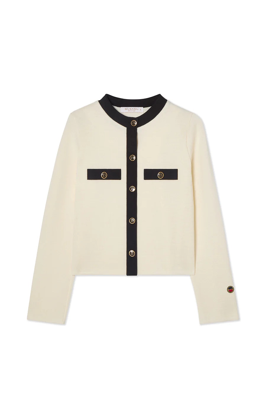 Busnel - MISSIE JACKET - ECRU/BLACK