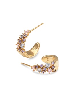 Ylva Li - PETITE MEADOW EARRINGS – PINK AMETHYST