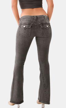 True Religion - JOEY LOW RISE FLAP - charcoal