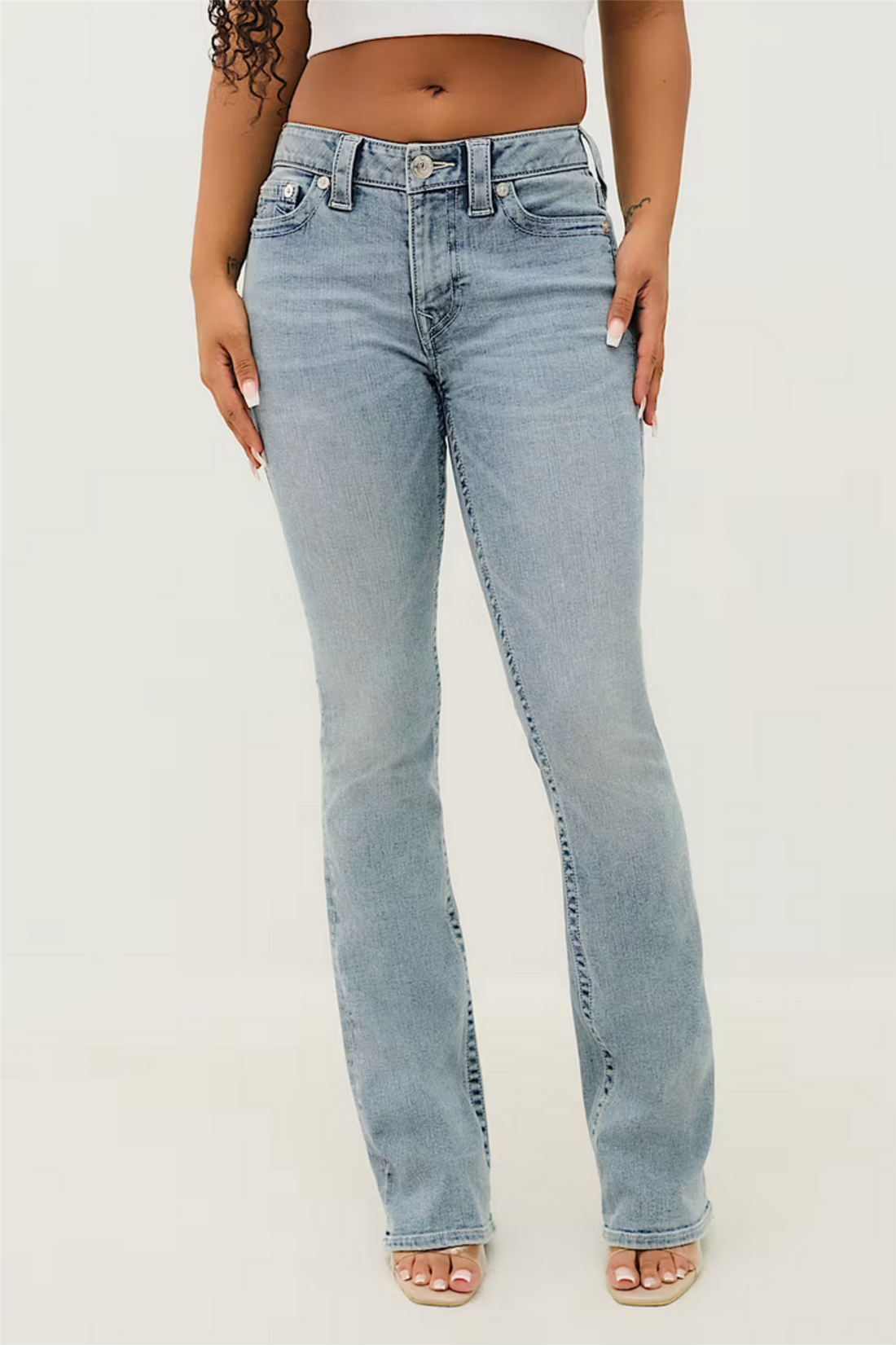 True Religion - BECCA MID RISE BOOTCUT JEAN - Peak spot