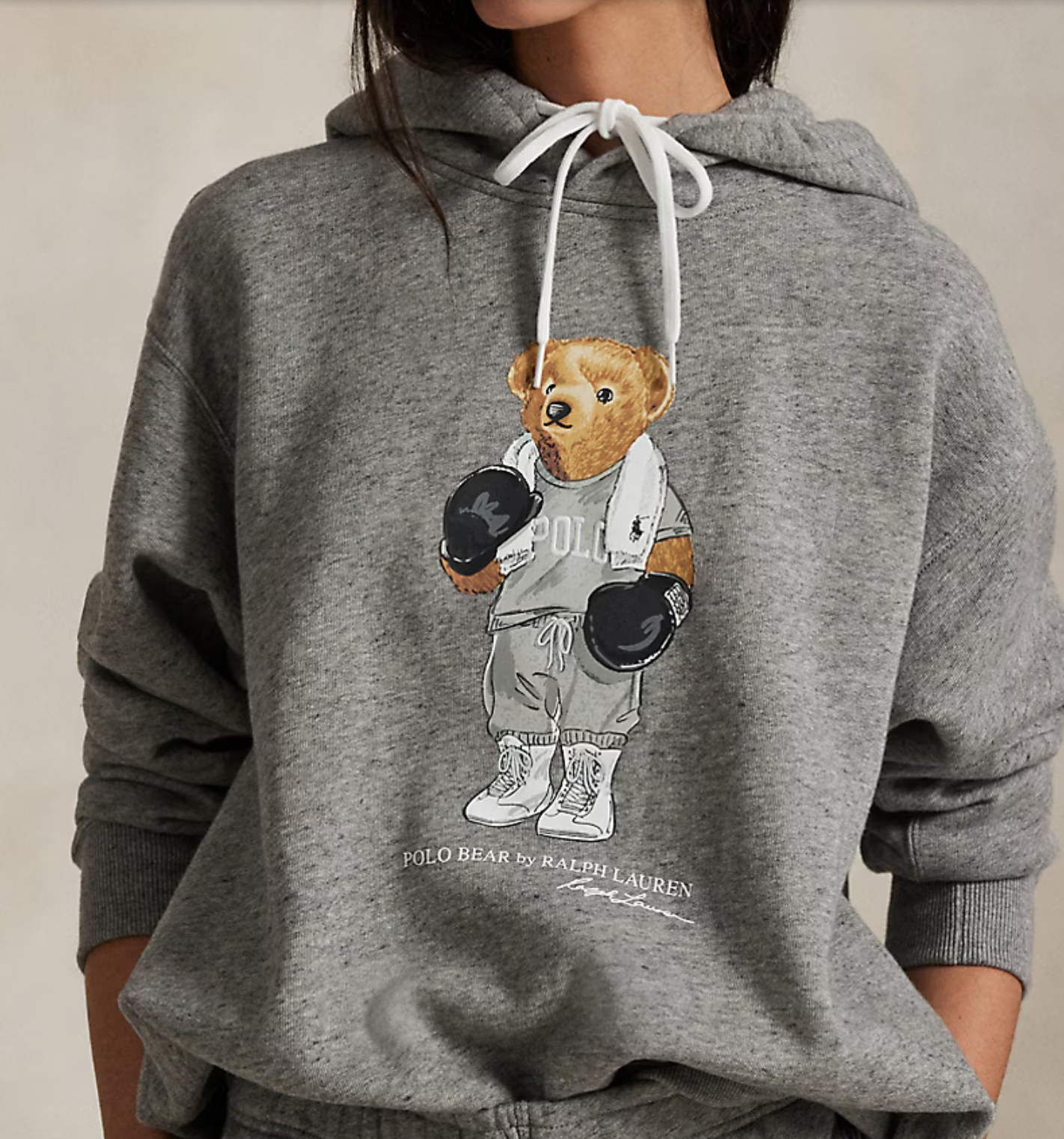 Polo Ralph Lauren - Polo Bear Fleece Hoodie - Dark Vintage Heather