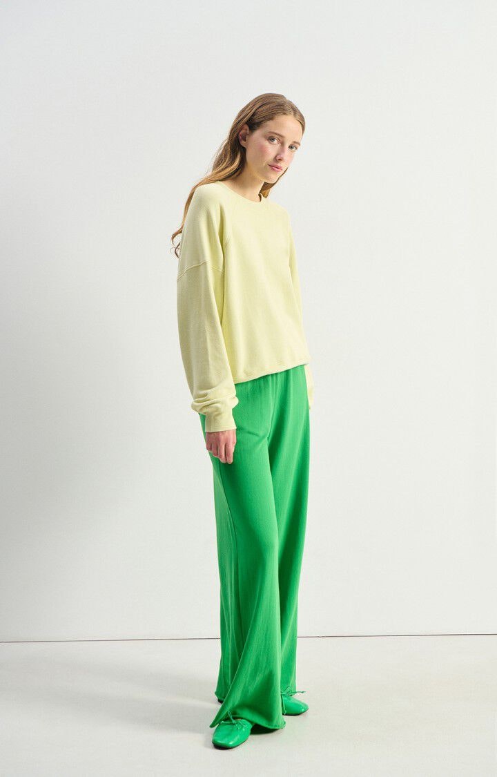 American Vintage - WOMEN'S SWEATSHIRT ATUBAY - FENNEL