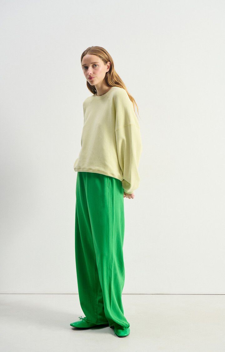 American Vintage - WOMEN'S SWEATSHIRT ATUBAY - FENNEL