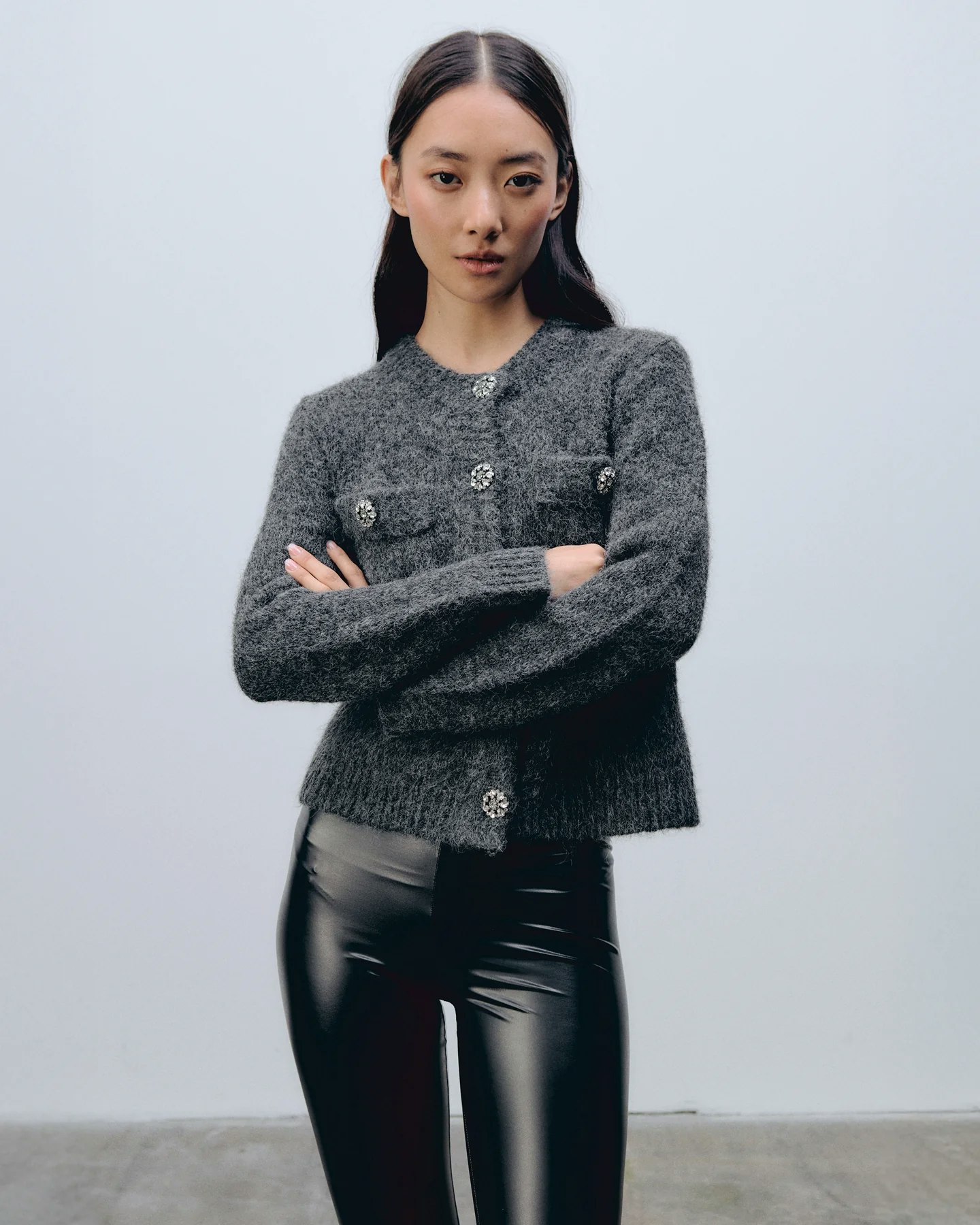 Ida Sjöstedt - Julee Cardigan - Dark Grey