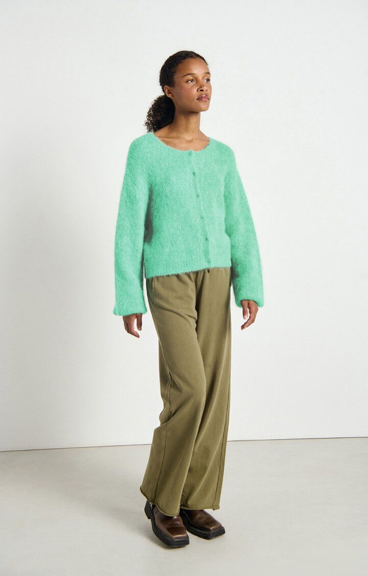 American Vintage - WOMEN’S CARDIGAN NIBY - MINT WATER MARL