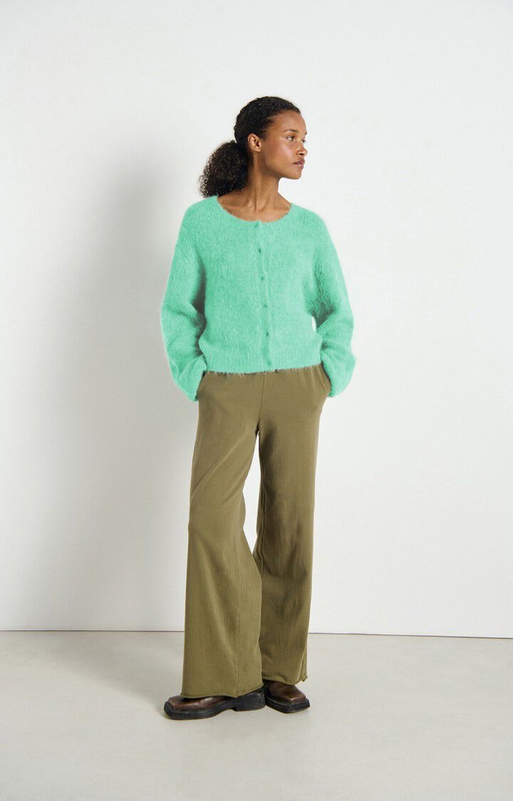 American Vintage - WOMEN’S CARDIGAN NIBY - MINT WATER MARL