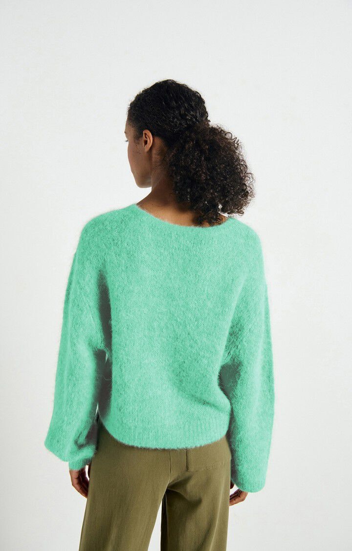American Vintage - WOMEN’S CARDIGAN NIBY - MINT WATER MARL