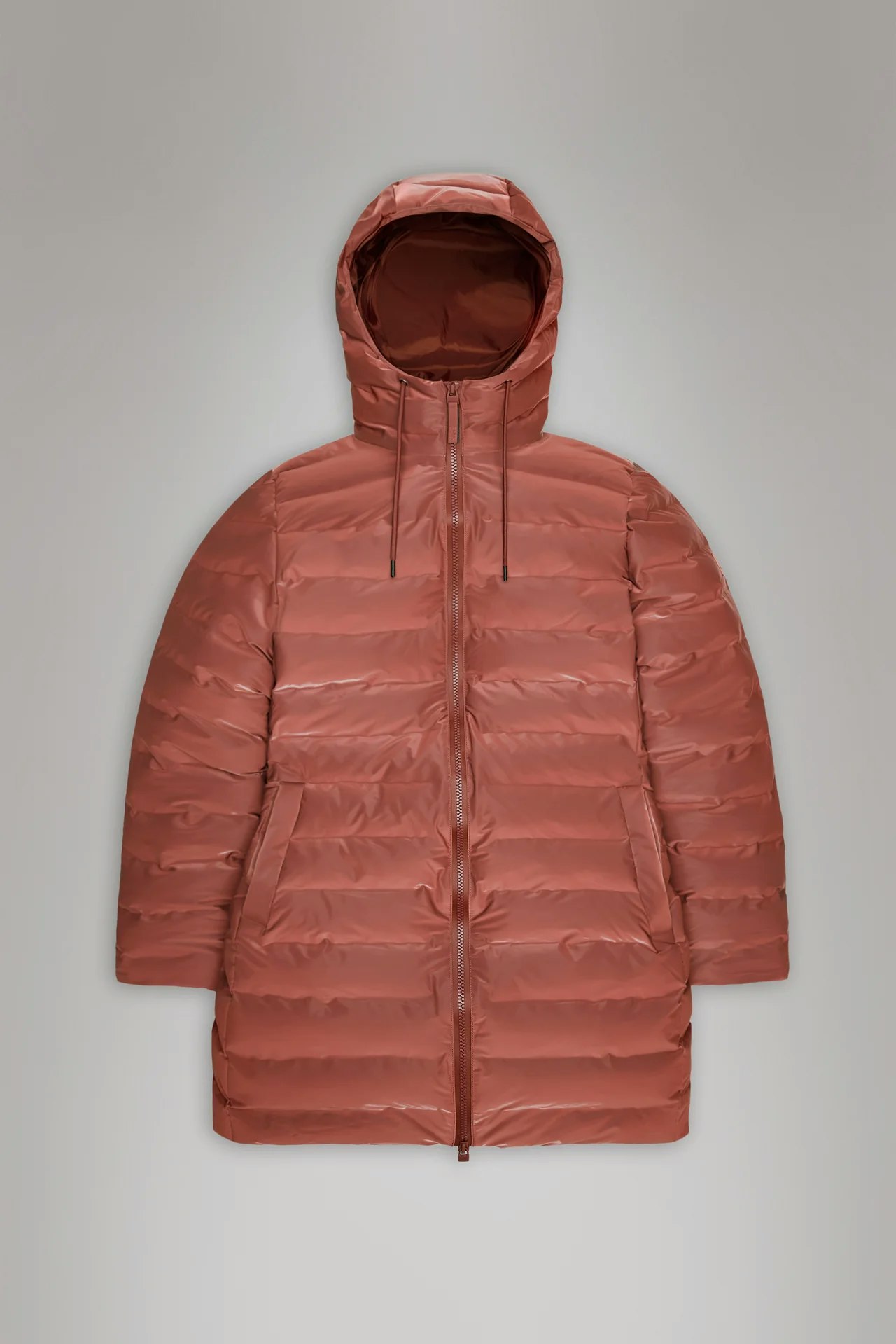 Rains - Lohja Long Puffer Curve Jacket - honor