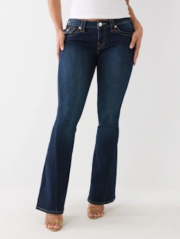 True Religion - Joey low rise flare - muddy waters