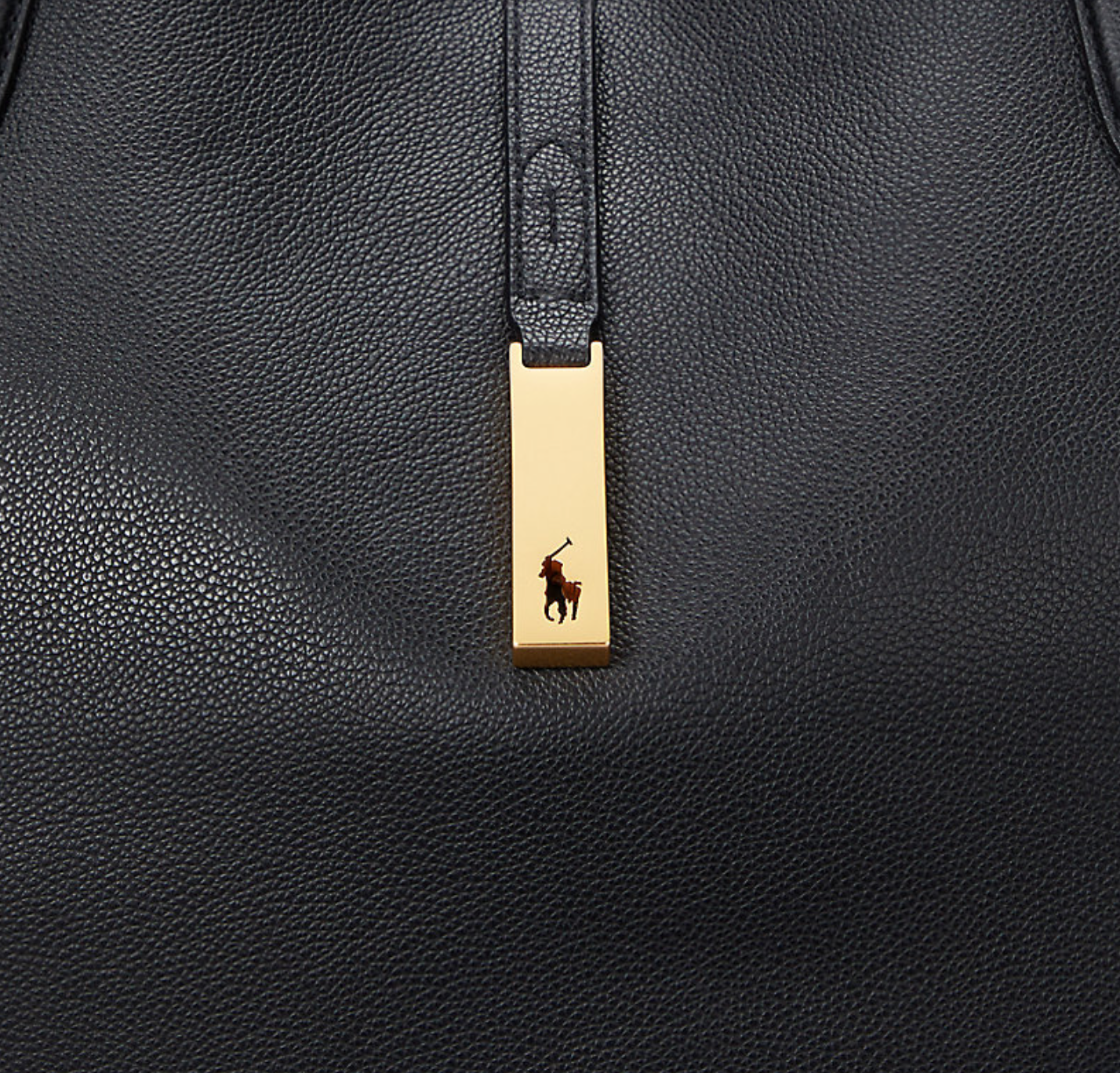Polo Ralph Lauren - Polo ID Leather Large Tote - Black