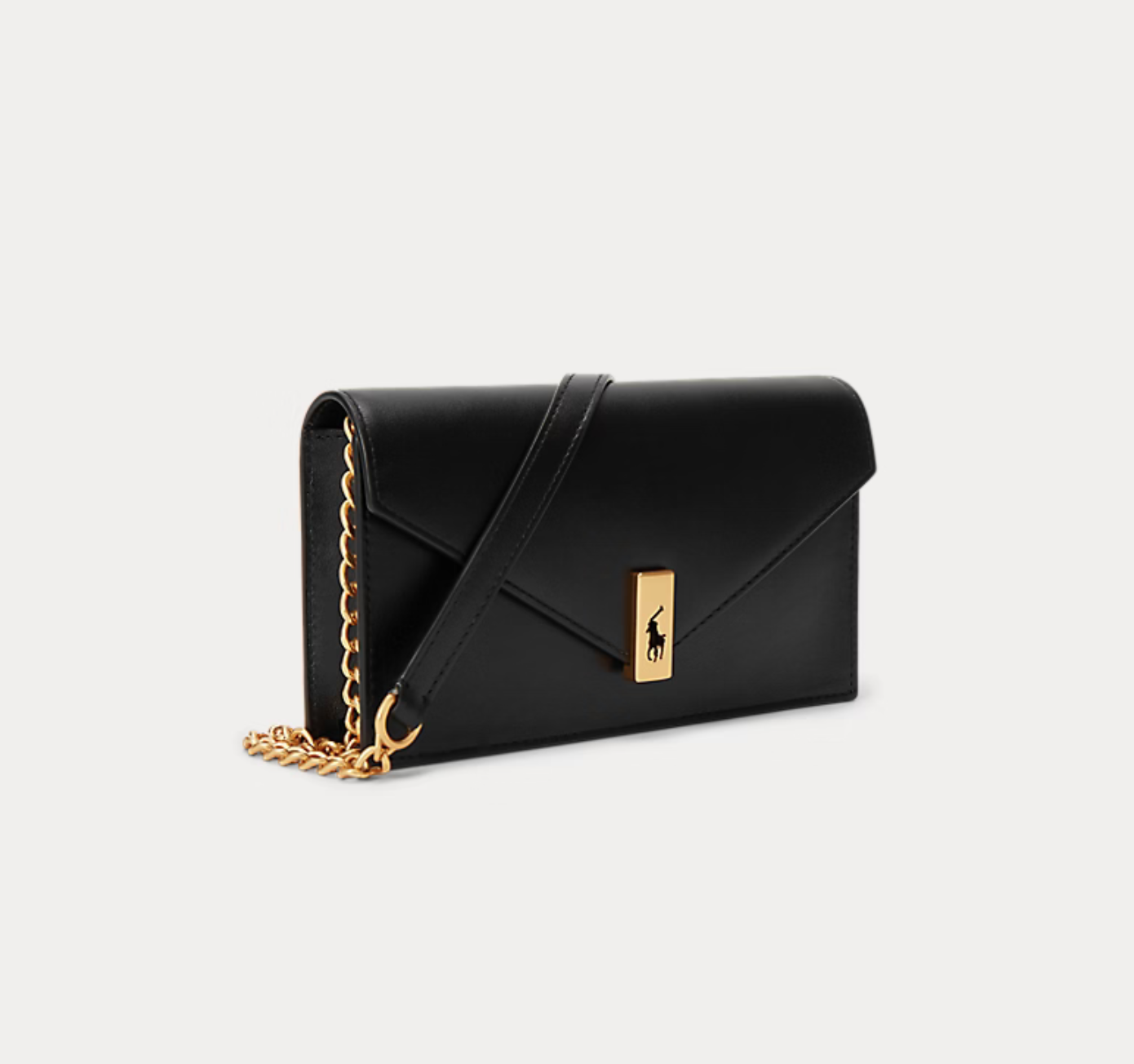 Polo Ralph Lauren - Polo ID Leather Chain Wallet and Bag - Black
