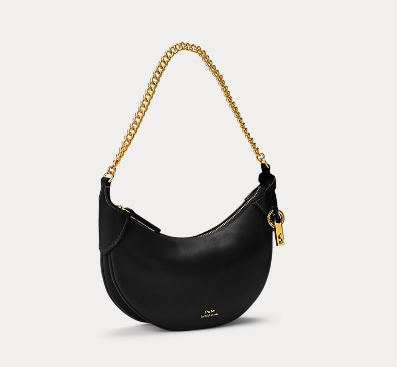 Polo Ralph Lauren - Polo ID Leather Mini Chain Bag - Black