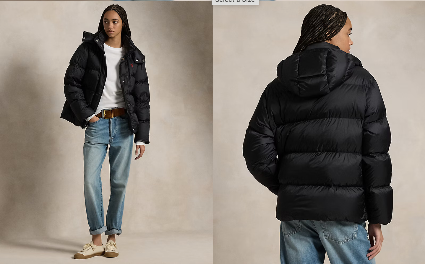 Polo Ralph Lauren - Water-Repellent Quilted Down Jacket - Polo Black
