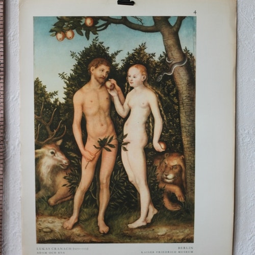 Bibelbild - Adam och Eva