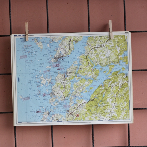 Karta - Lysekil, Gullmarn, Norra Orust