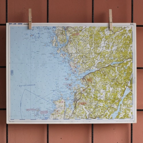 Karta - Sotefjorden, Hunnebostrand, Sotenäs