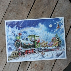Adventskalender - Tomten kör Tåg