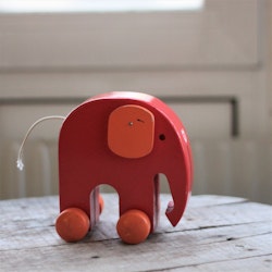 Leksak - Elefant med hjul