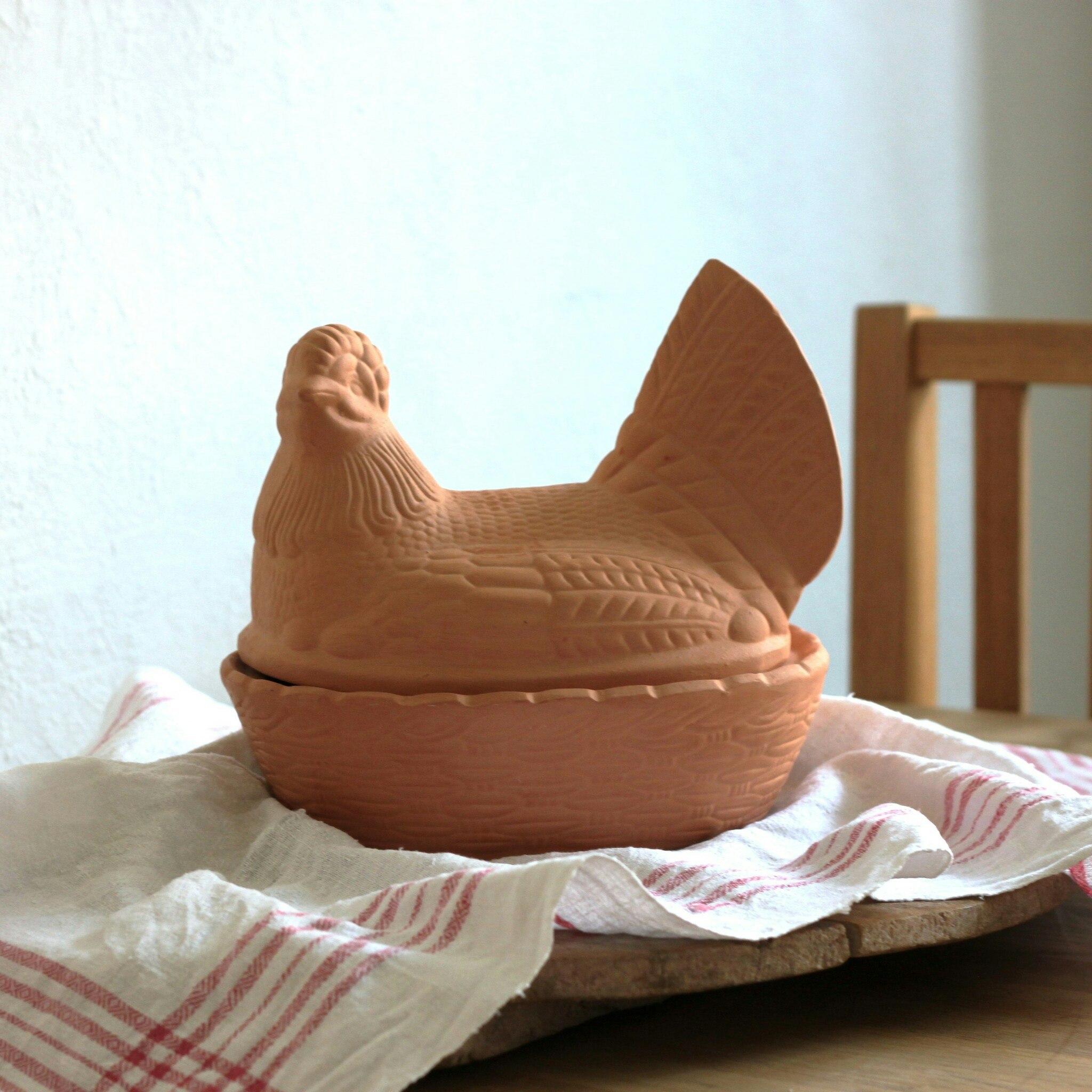 Ägg-gömma - Terrakotta