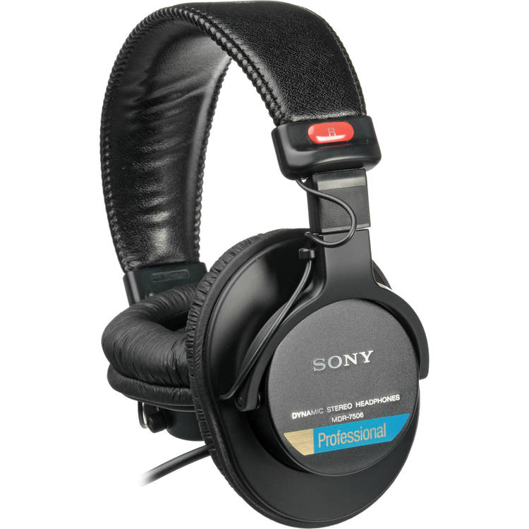 Sony headphone MDR-7506/1 Closed, 10Hz-20kHz