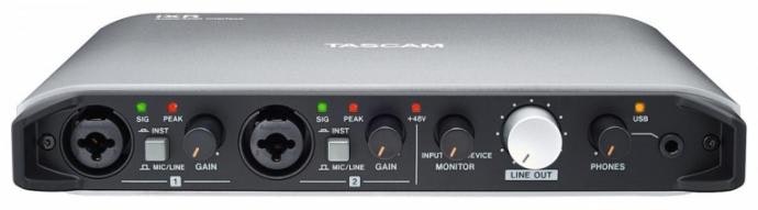 TASCAM IXR USB AUDIO OCH MIDI INTERFACE 2 IN  2 OUT